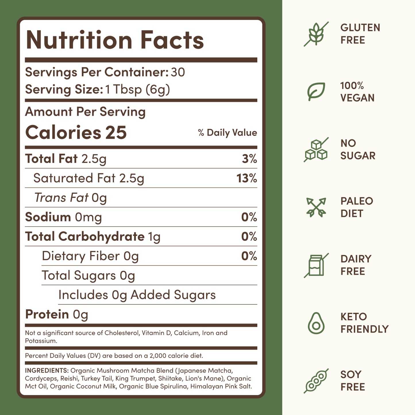 Mushroom Matcha (30 Servings)