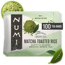 Experience the Richness of Numi Organic Matcha Toasted Rice Tea - 100 Flavorful Tea Bags for a Perfectly Balanced Brew